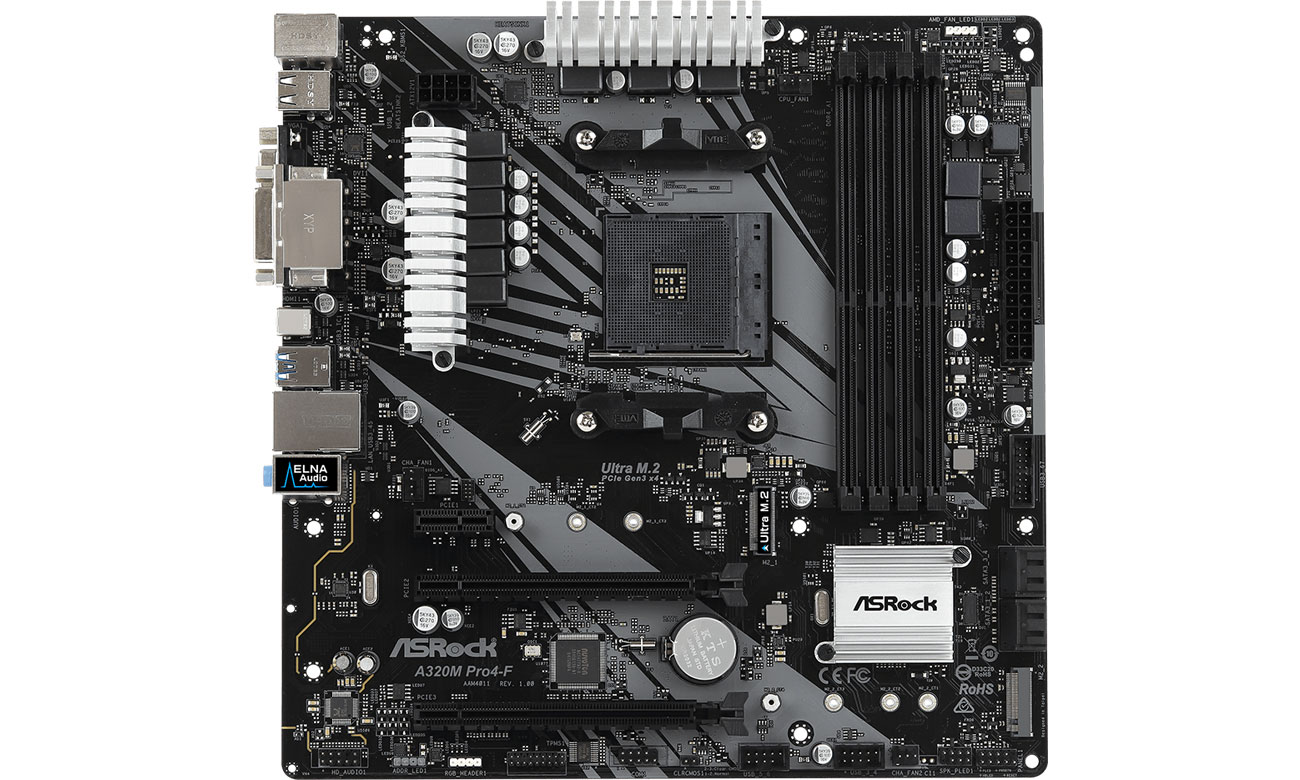 ASRock A320M Pro4-F Chłodzenie