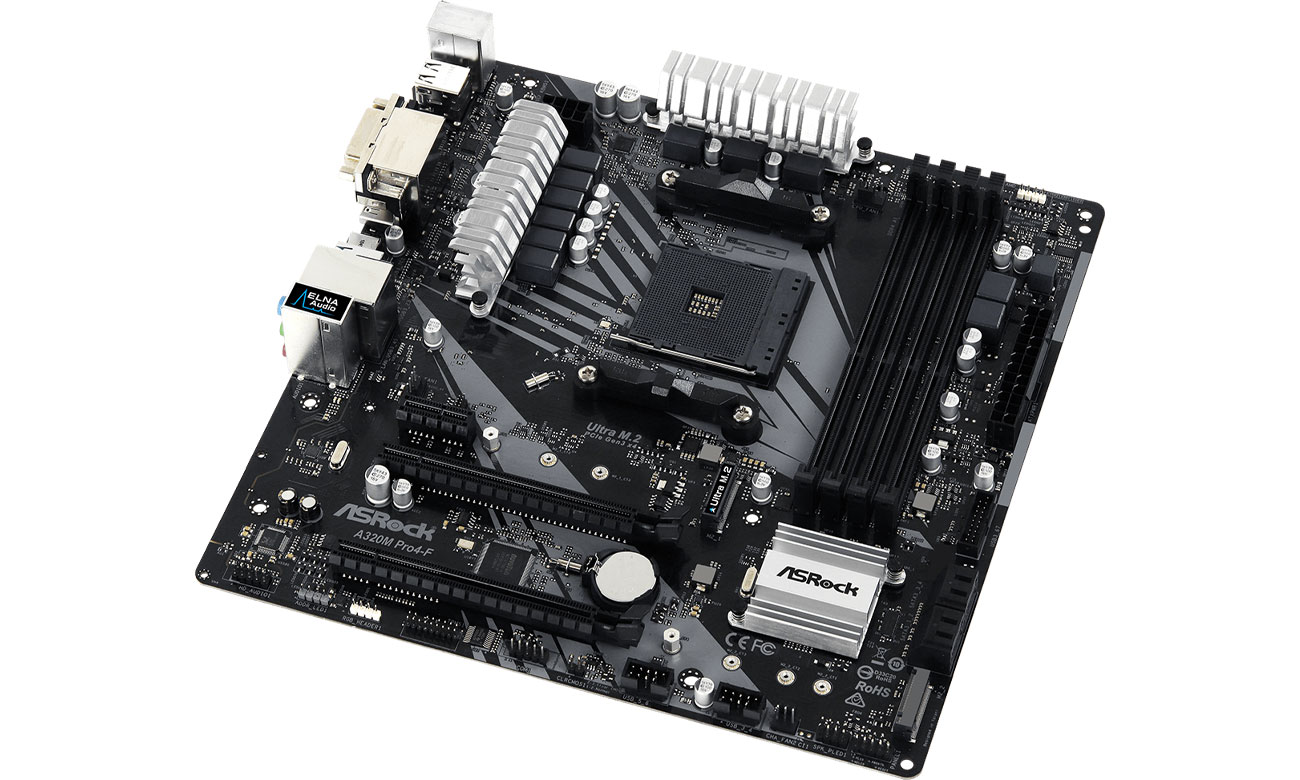ASRock A320M Pro4-F Złącza