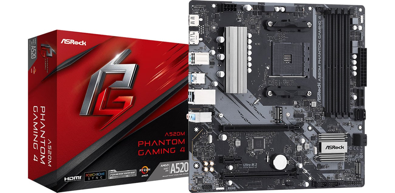 ASRock A520M PHANTOM GAMING 4