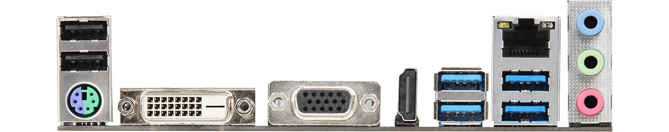 ASRock AB350M-HDV R4.0 - Porty