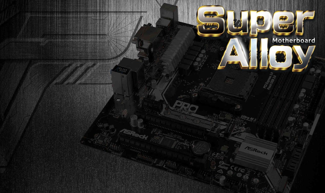 Płyta główna ASRock AB350M PRO4 Super Alloy