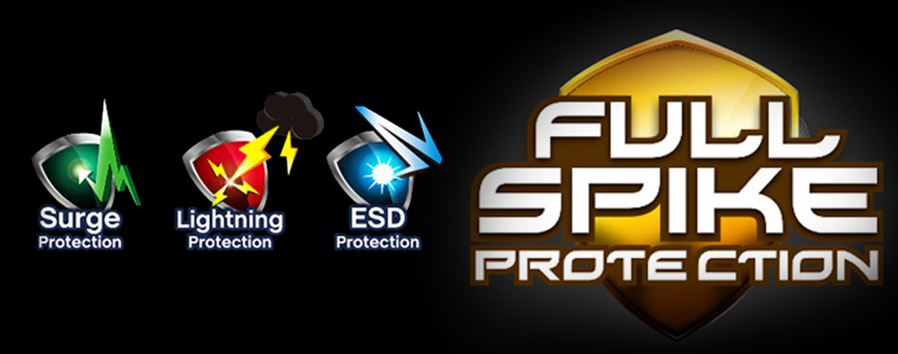 ASRock B150M PRO4 Full Spike Protection
