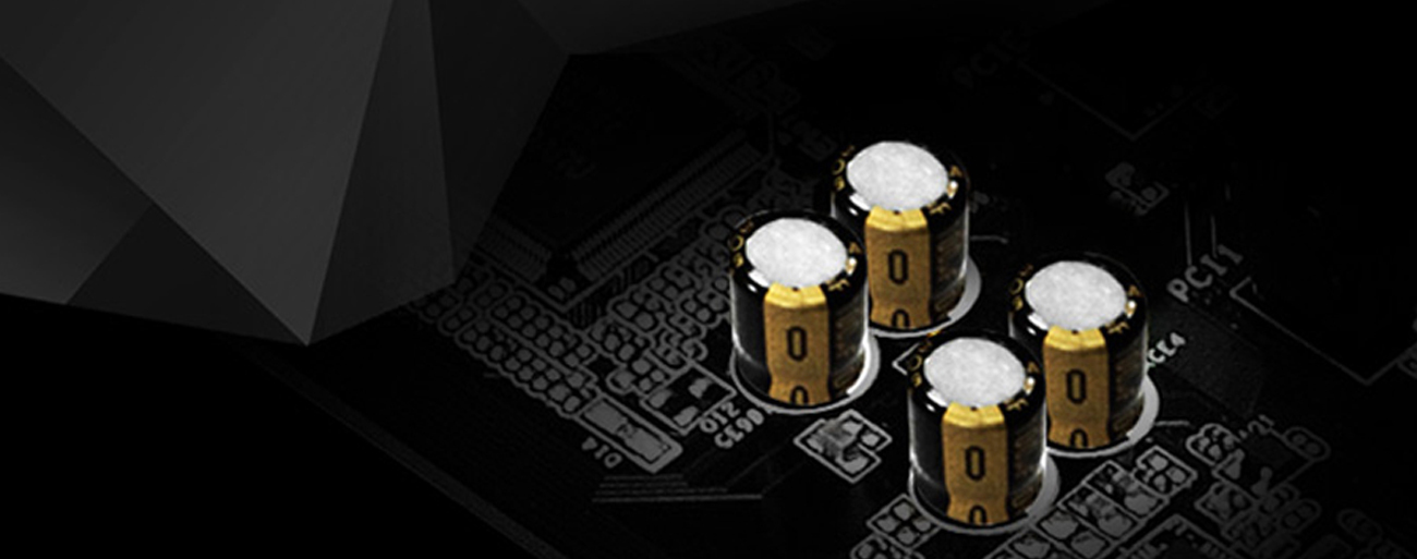 ASRock B150M PRO4 Kondensatory audio ELNA
