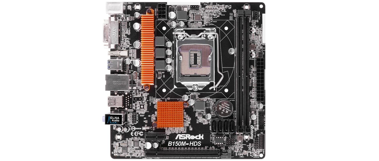 Płyta główna Socket 1151 ASRock B150M-HDS B150 PCI-E DDR4