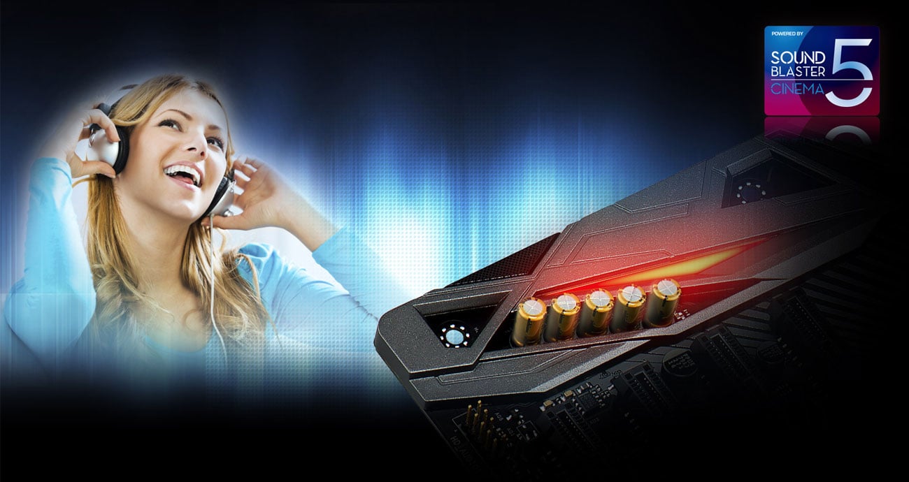 ASRock B360 Gaming K4 Audio Creative Sound Blaster Cinema 5