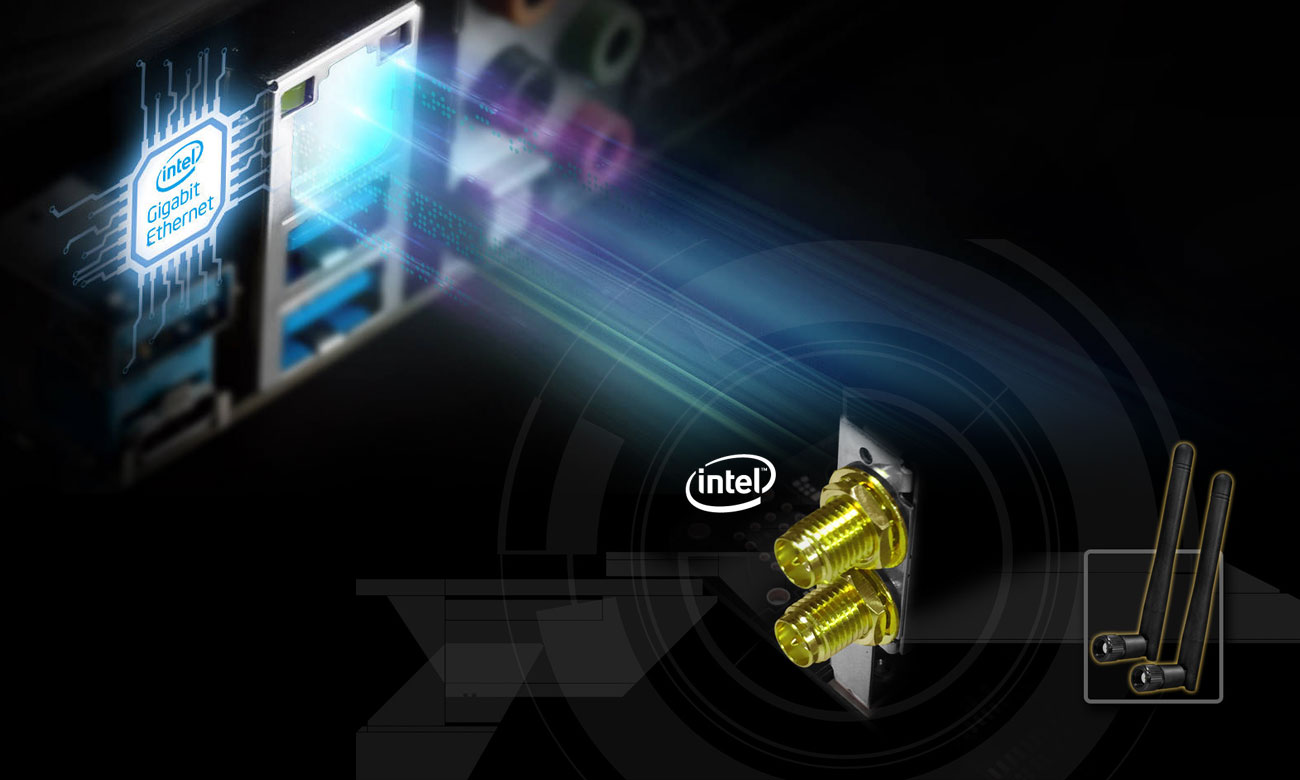 ASRock B360M-ITX/AC Intel Gigabit Ethernet Wi-Fi