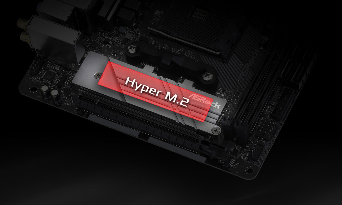 ASRock B550M-ITX/ac - Złącze M.2