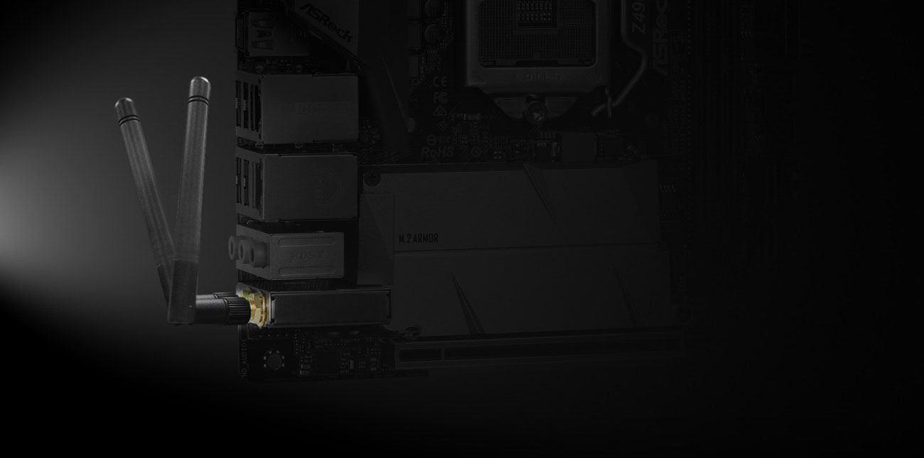 ASRock B550M-ITX/ac - Łączność WiFi