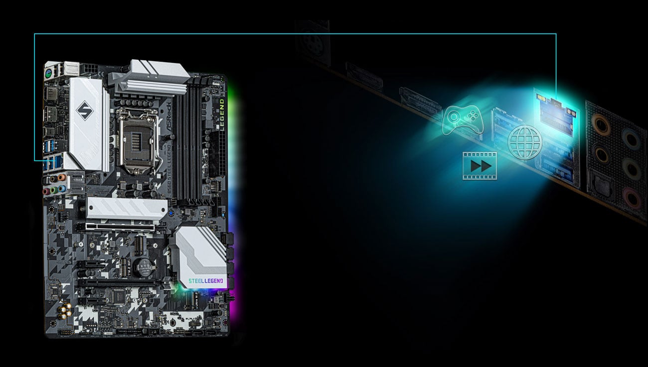 ASRock B560 Steel Legend - Łączność LAN