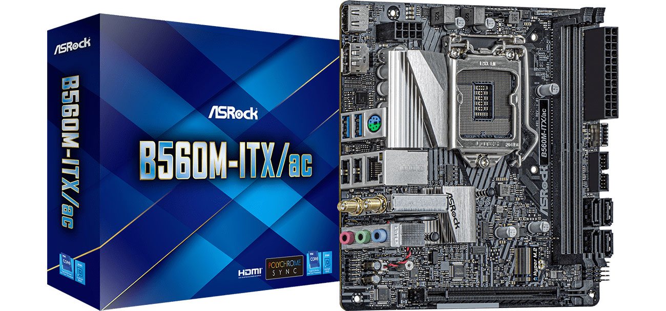 Płyta główna Socket 1200 ASRock B560M-ITX/ac