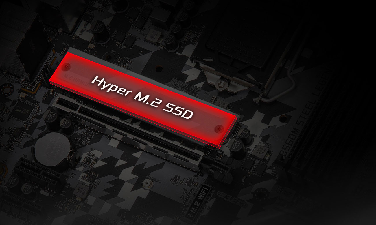 ASRock B560M Steel Legend - Złącza M.2