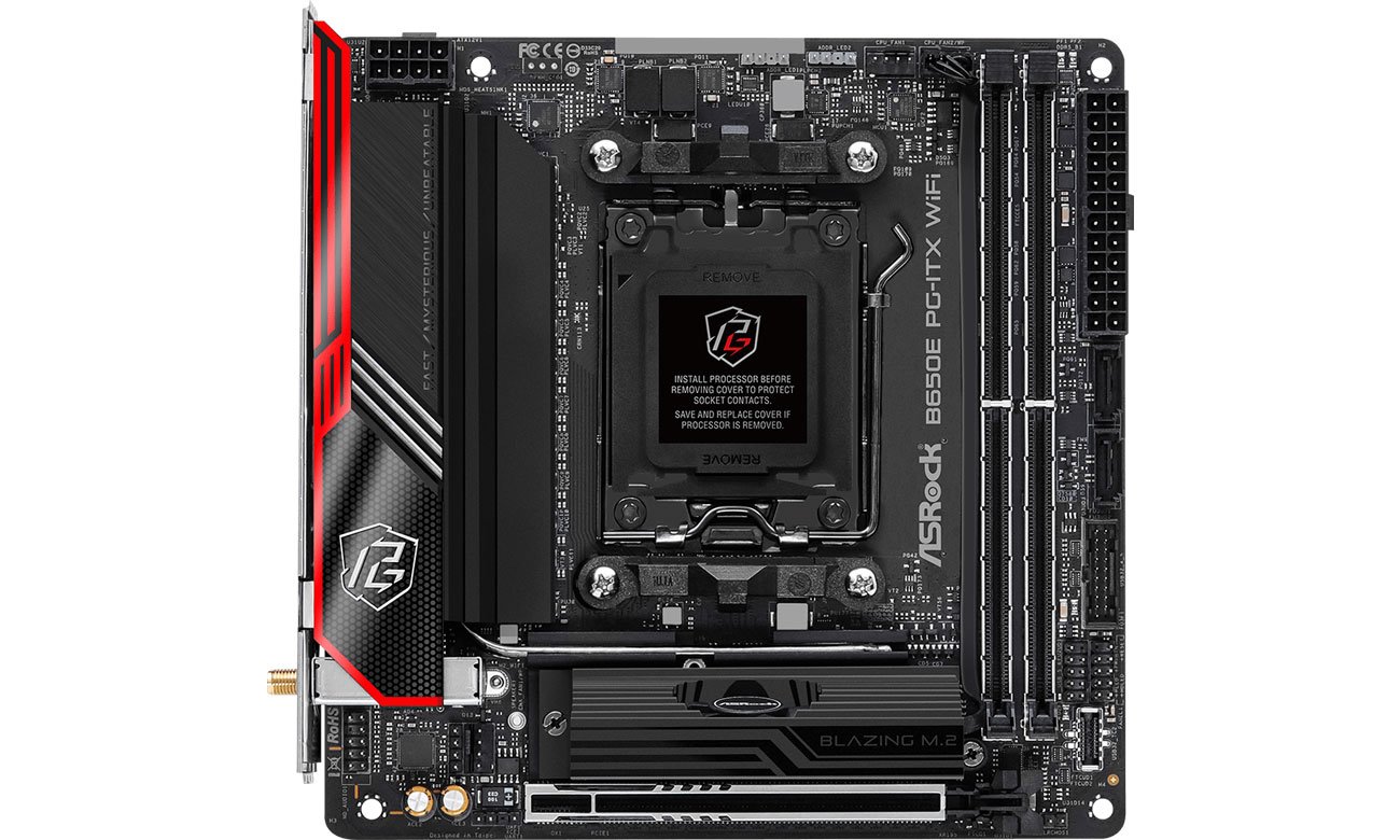 ASRock B650E PG-ITX WIFI Chłodzenie