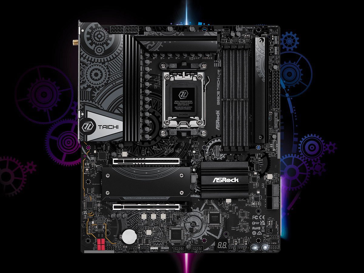 ASRock B650E TAICHI LITE chłodzenie