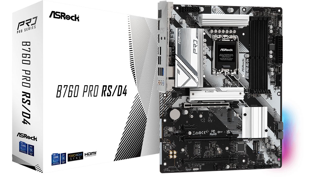 ASRock B760 Pro RS DDR4 Pyta gwna box