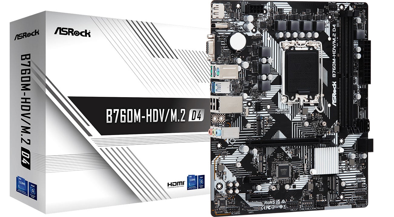 ASRock B760M-HDV/M.2 DDR4 Pyta gwna box