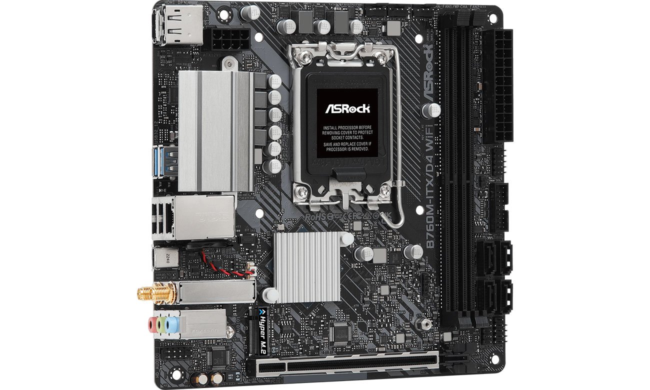 ASRock B760M-ITX Wi-Fi DDR4 Mobo