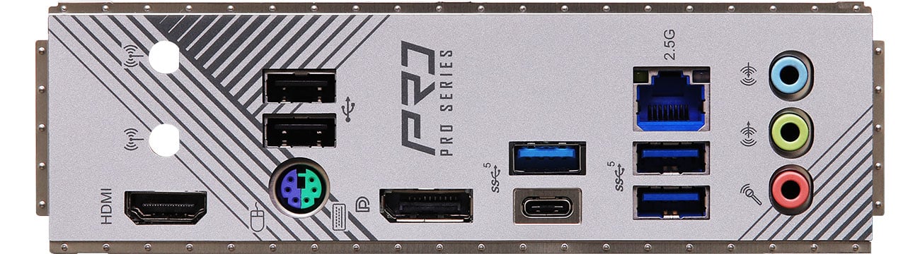 ASRock B760M Pro RS DDR4 Porty