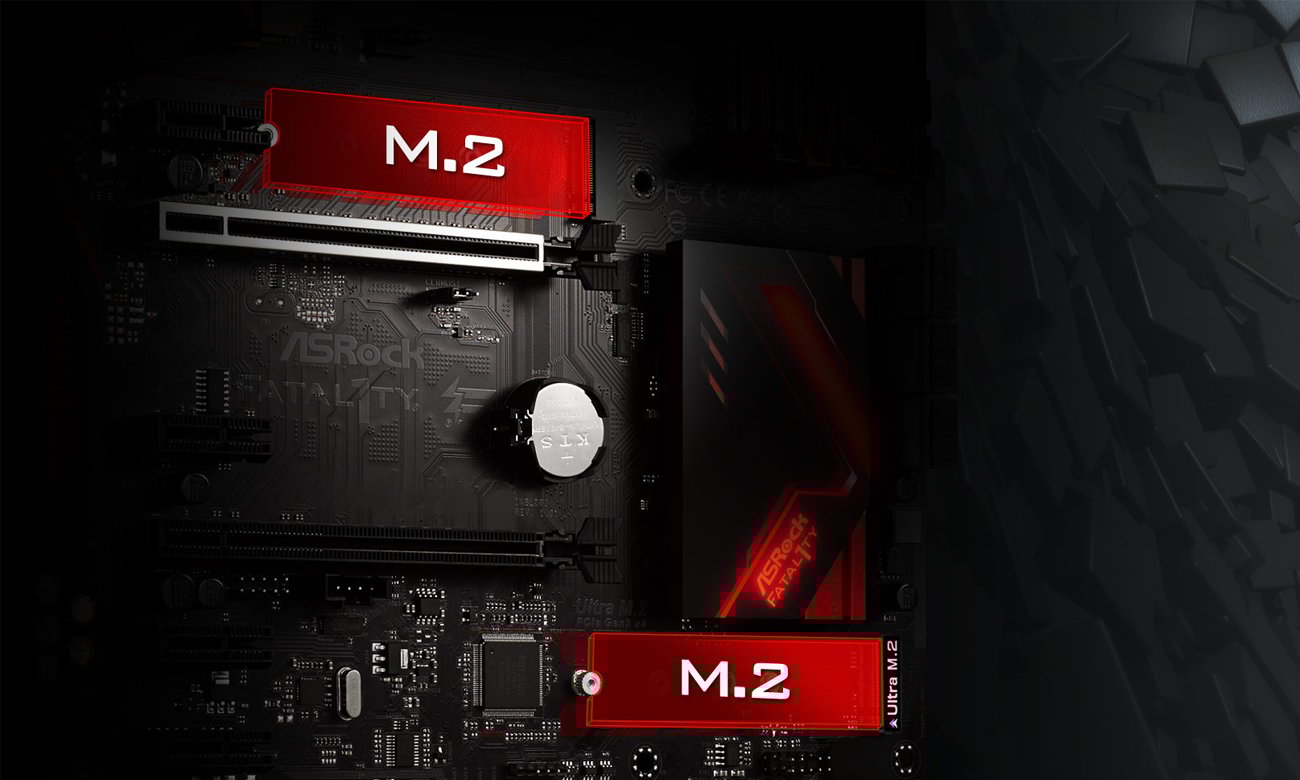 FATAL1TY B250 GAMING K4 sloty M.2 dla SSD