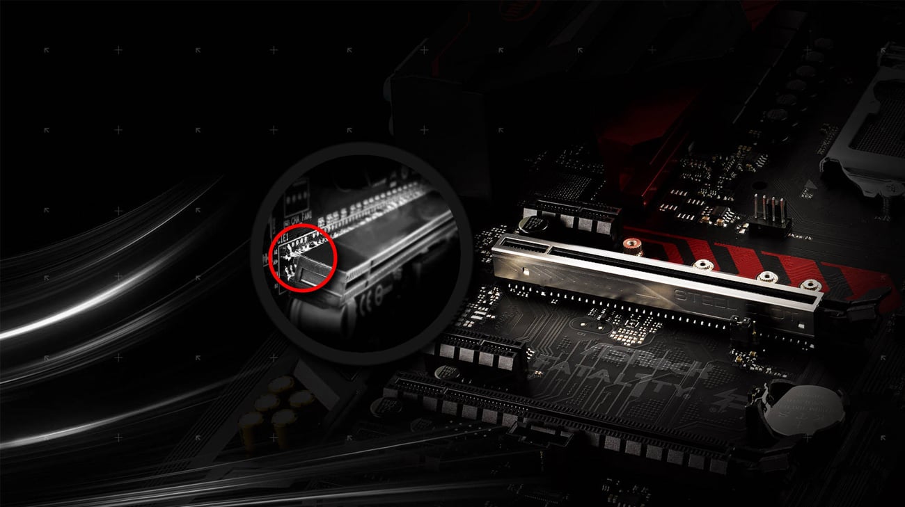 FATAL1TY B250 GAMING K4 stalowe sloty PCI-E