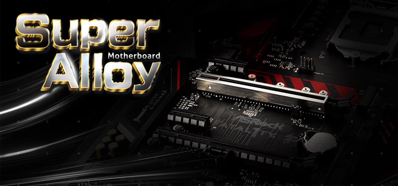 ASRock FATAL1TY Z270 GAMING K4 Zabezpieczenia Super Alloy