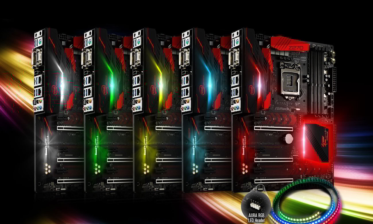 ASRock FATAL1TY Z270 GAMING K6 LED Lightning