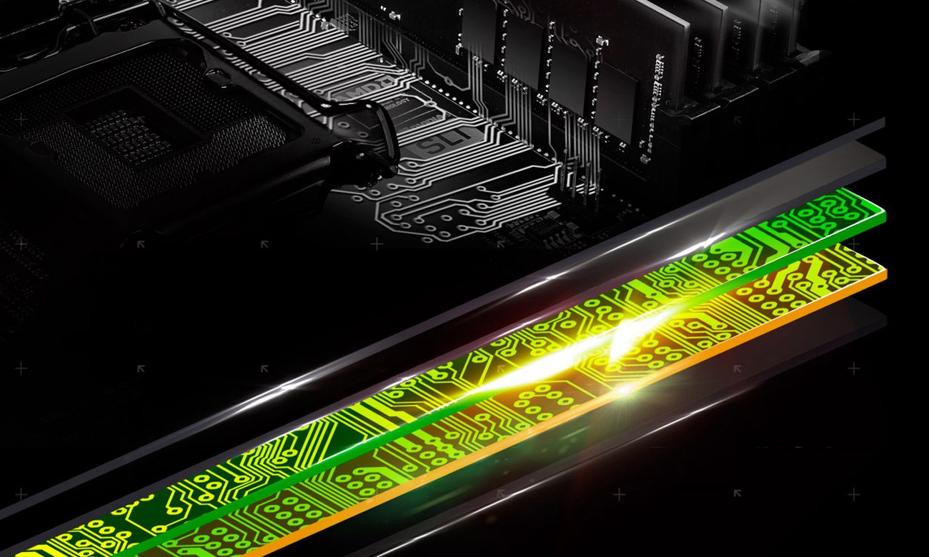 ASRock FATAL1TY Z270 GAMING K6 Intel® 4-Layer Memory POOL