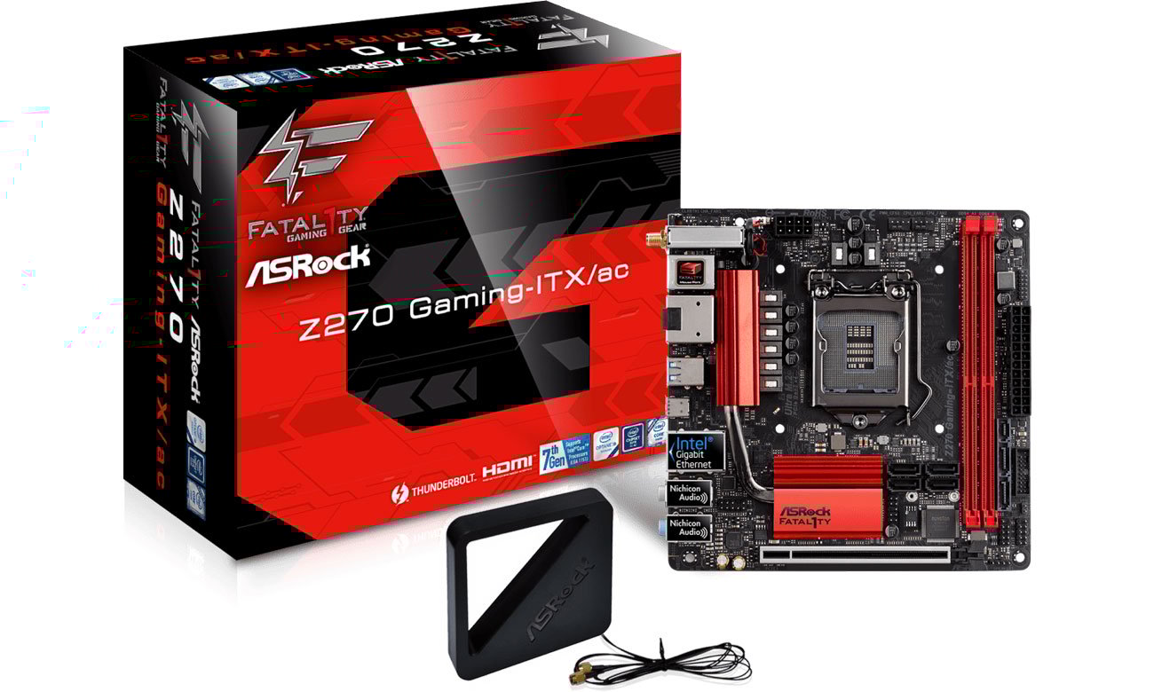 Płyta główna s1151 ASRock FATAL1TY Z270 GAMING-ITX/AC