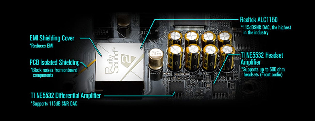 ASRock FATAL1TY Z97 KILLER/3.1 Purity Sound 2