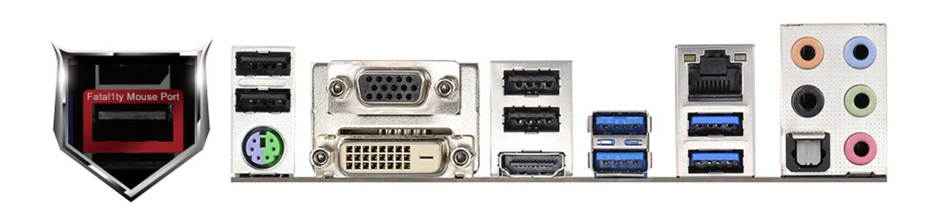 ASRock FATAL1TY Z97X KILLER/3.1 Fatal1ty Mouse Port