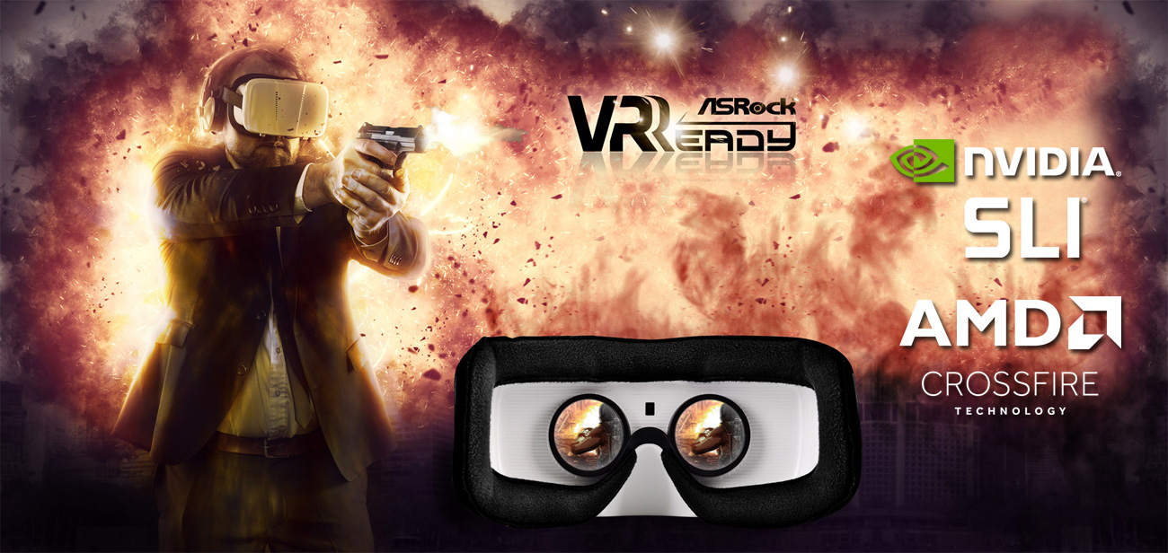 ASRock Fatal1ty X370 Gaming X VR Ready NVIDIA SLI AMD Crossfire