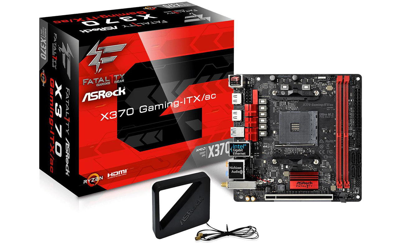 Płyta główna Socket AM4 ASRock Fatal1ty X370 Gaming-ITX/ac