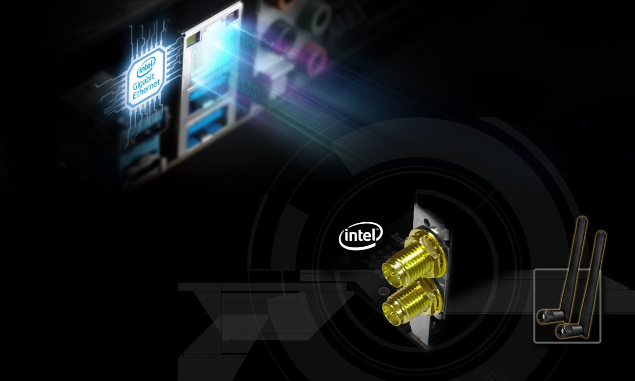 ASRock Fatal1ty AB350 Gaming-ITX/AC Intel LAN WiFi