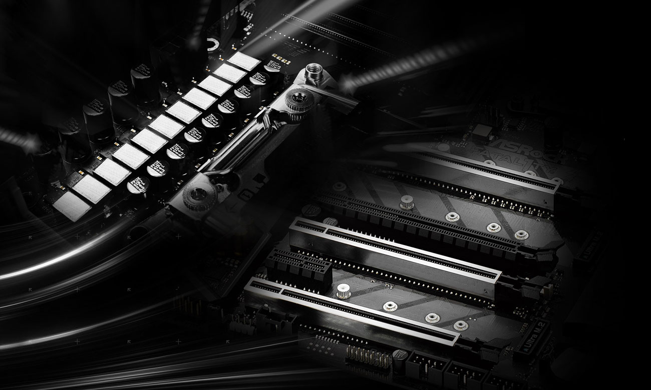 ASRock Fatal1ty X299 Gaming K6 Sekcja zasilania, sloty PCIe