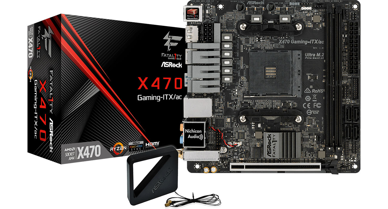 Płyta główna Socket AM4 ASRock Fatal1ty X470 Gaming-ITX/ac