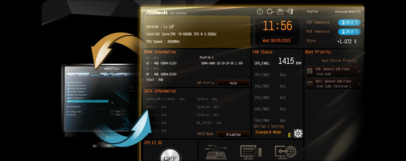 ASRock H110TM-ITX UEFI EZ Mode