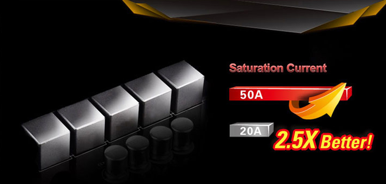 ASRock H170A-X1 Dławiki Premium 50A Power Choke