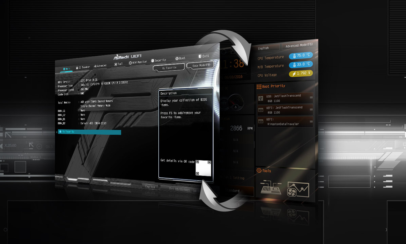 ASRock H270M PRO4 BIOS UEFI oraz Tryb EZ