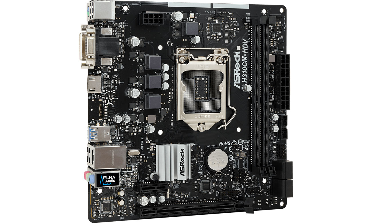 ASRock H310CM-HDV bezpieczeństwo