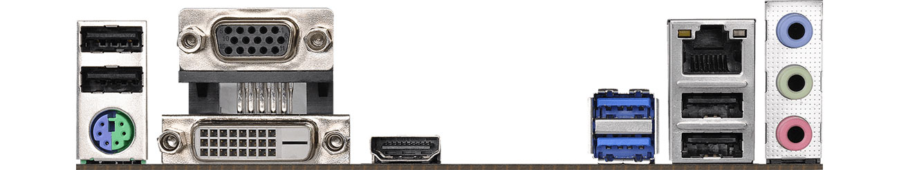 ASRock H310CM-HDV złącza