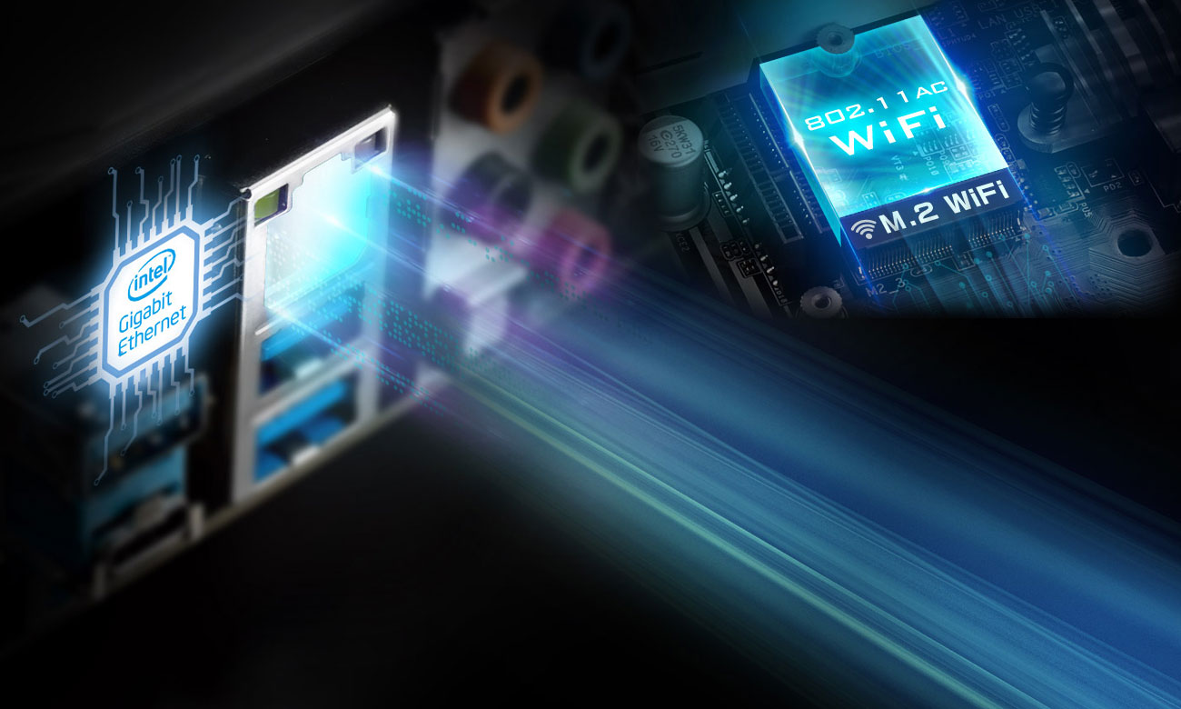 ASRock H370 PRO 4 Intel LAN Wi-Fi M.2