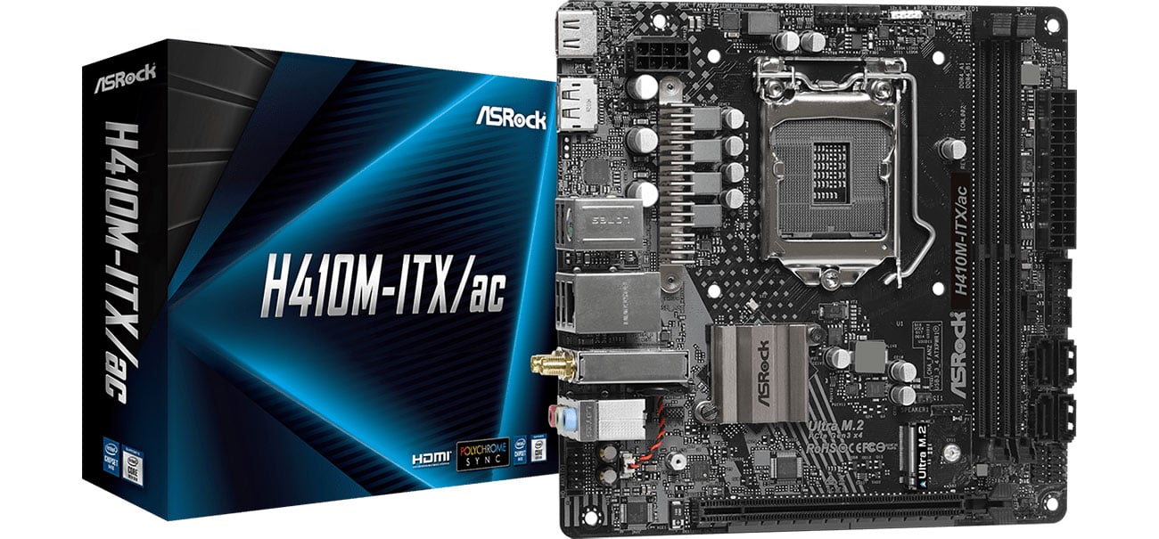 Płyta główna Socket 1200 ASRock H410M-ITX/ac