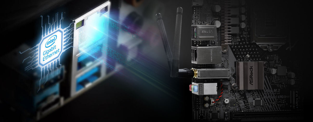 ASRock H410M-ITX/ac - Łączność LAN, WiFi