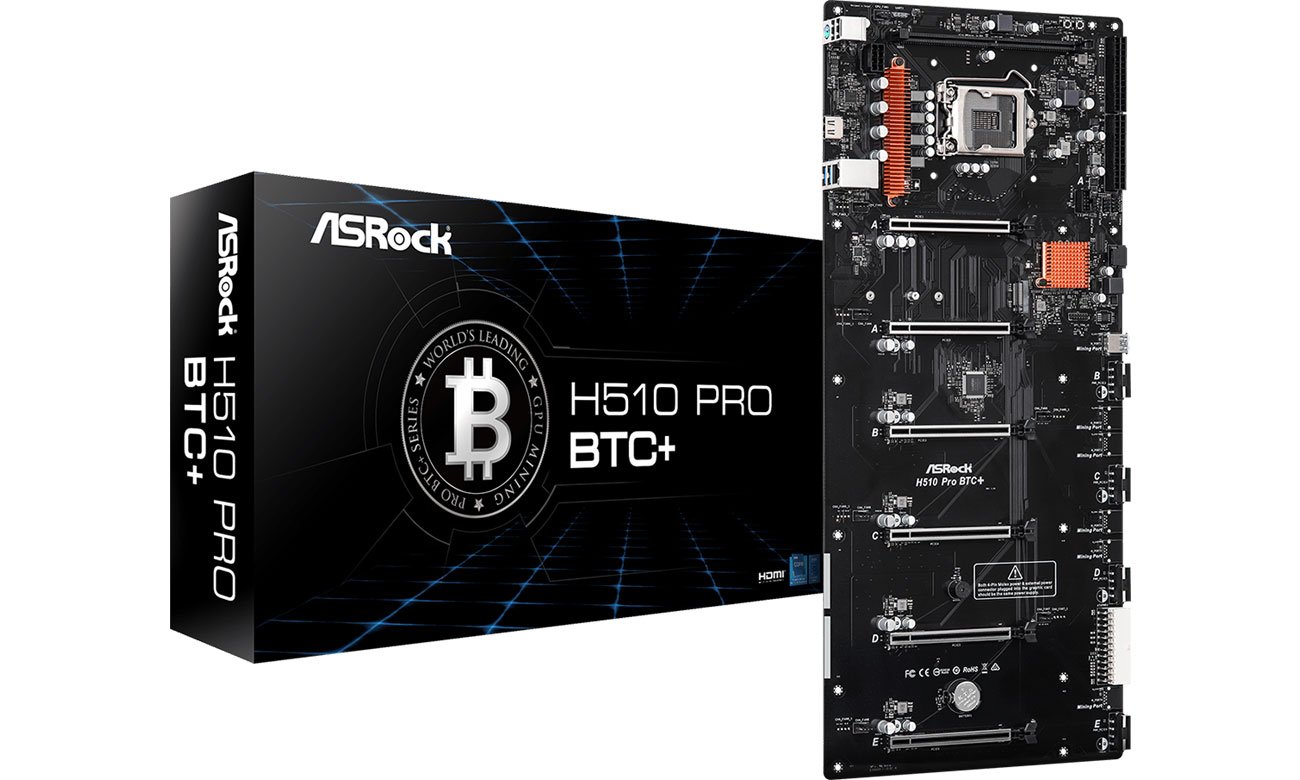 ASRock H510 PRO BTC+ Pyta gwna