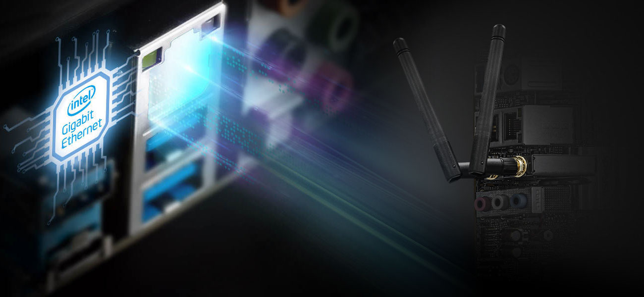 ASRock H510M-ITX/AC - Łączność LAN, Wi-Fi