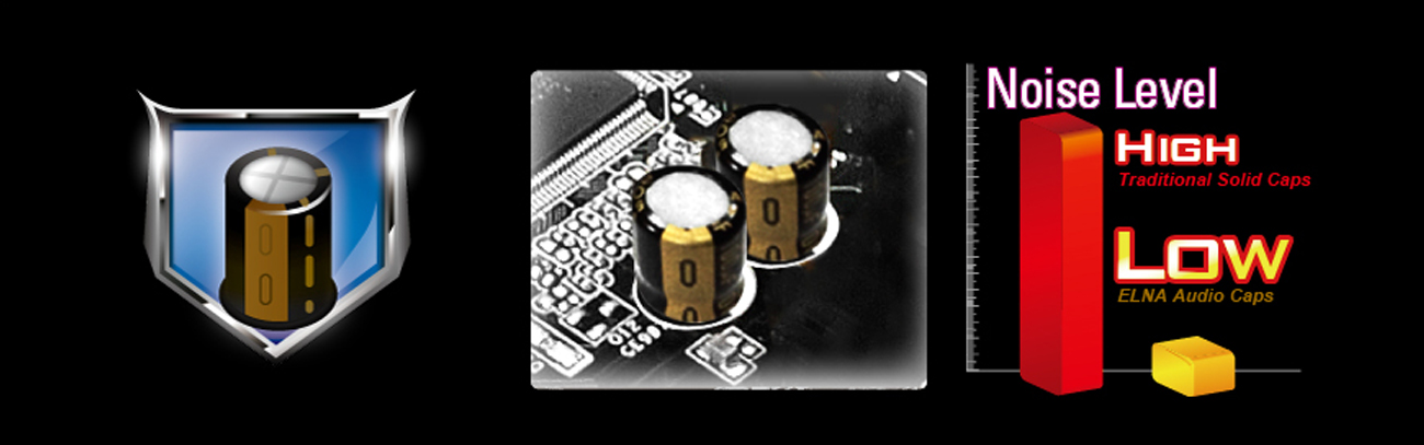 ASRock H97M-ITX/AC kondensatory audio ELNA
