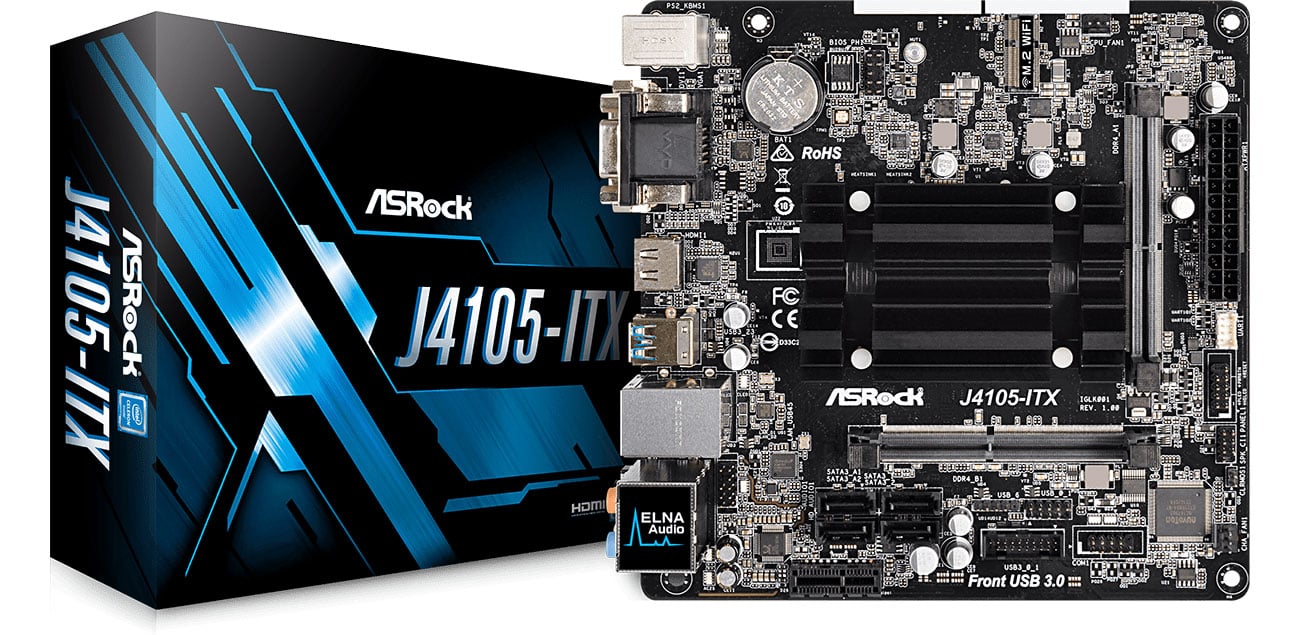 Płyta główna z procesorem ASRock J4105-ITX