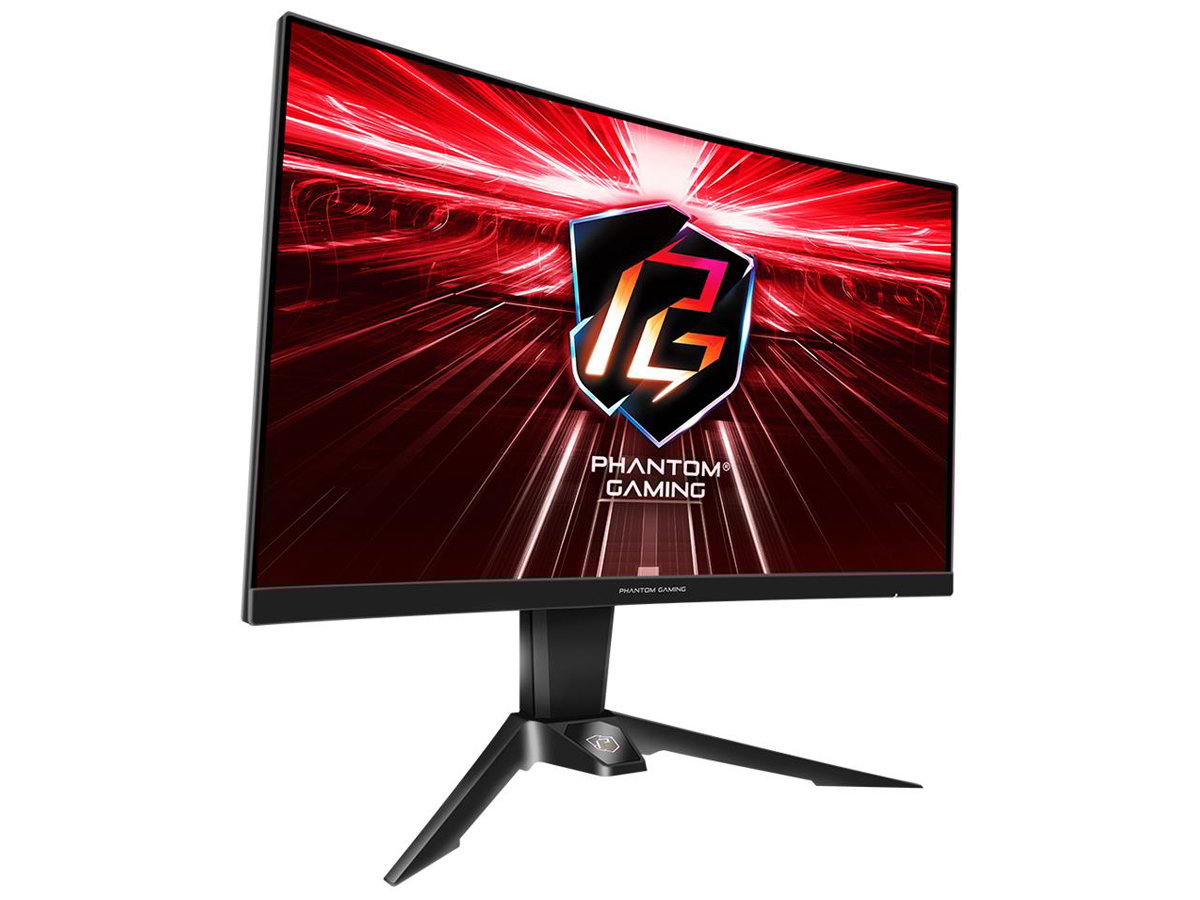 ASRock PG27Q15R2A widok z boku pod kątem