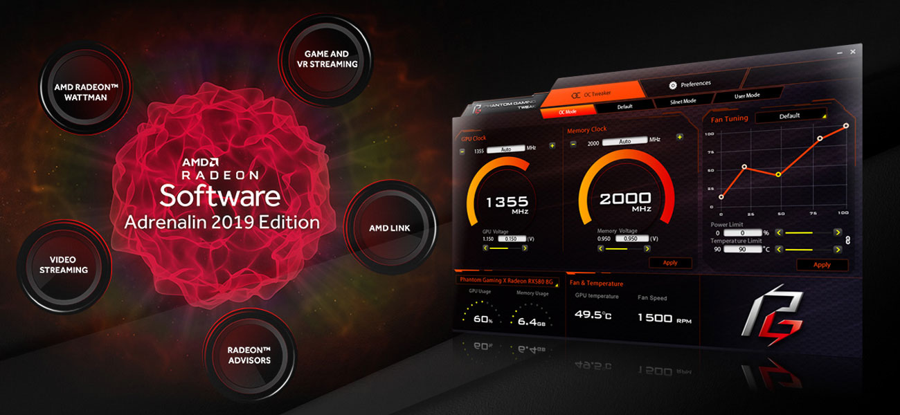 Phantom Gaming Tweak i Radeon Adrenalin 2019 Edidtion
