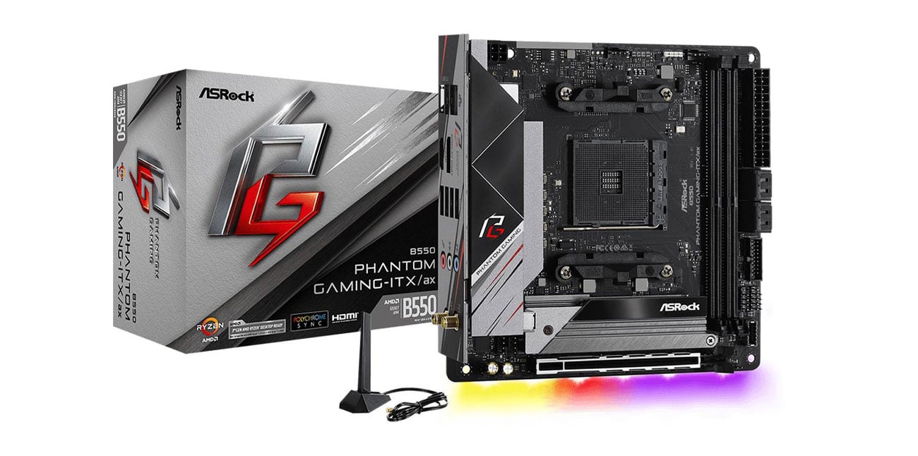 Płyta główna Socket AM4 ASRock B550 Phantom Gaming-ITX/ax
