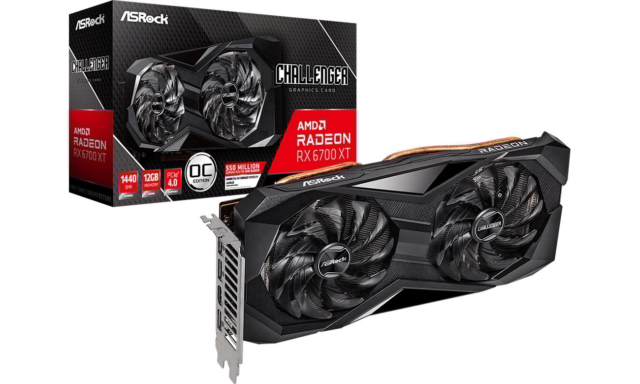 ASRock Radeon RX 6700 XT Challenger D OC 12GB GDDR6